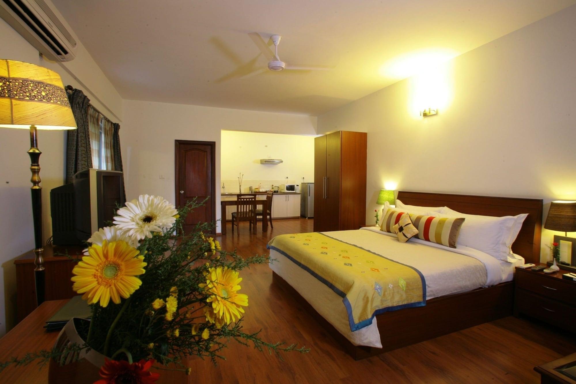 Hotel Justa Off Mg Road Bengalúr Exteriér fotografie