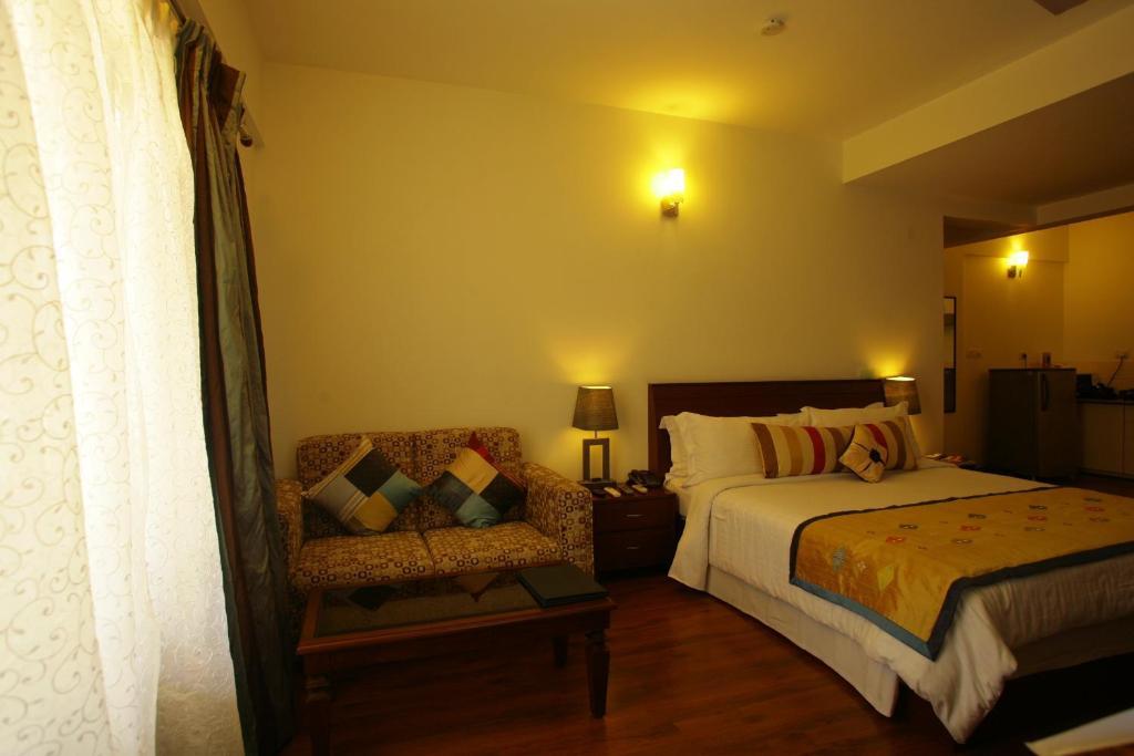 Hotel Justa Off Mg Road Bengalúr Exteriér fotografie